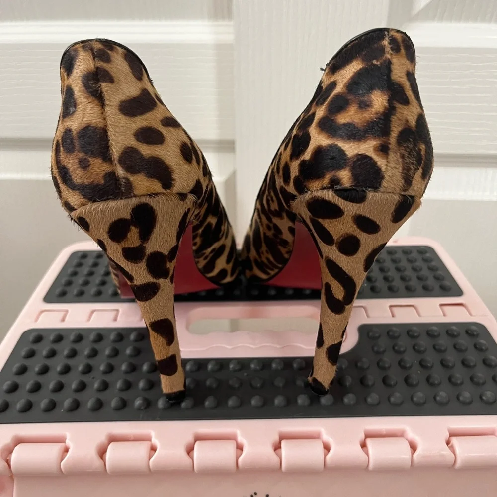Christian Louboutin Kate Animal Print Heels 🐆 - Picture 4 of 6